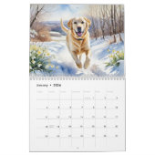 Schöne gelbe Labradoren Haustier Tierliebhaber Kalender (Jan 2026)