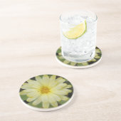 Schöne Gelbe Marigold-Untersetzer Sandstein Untersetzer (Seite)