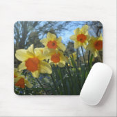 Schöne, gelbe, orangefarbene Blume Mousepad (Mit Mouse)