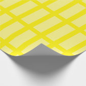 Schöne gelbe Rechtecke Geschenkpapier (Ecke)
