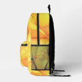 Schöne Gelbe Rose Bedruckter Rucksack (Rechts)