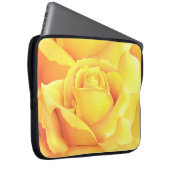 Schöne Gelbe Rose Laptopschutzhülle (Vorne Rechts)