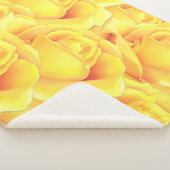 Schöne Gelbe Rose Sherpadecke (3/4)