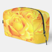 Schöne Gelbe Rose Waschbeutel (Rechte Ecke)