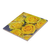 Schöne gelbe Rosen Fliese (Seite)