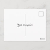 Schöne Gelbe Rosen Postkarte (Rückseite)