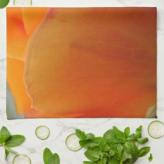 Schöne gelbe Rosenblütenfotografie. Handtuch (Gefaltet)