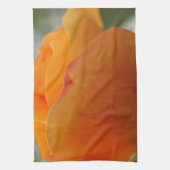 Schöne gelbe Rosenblütenfotografie. Handtuch (Vertikal)