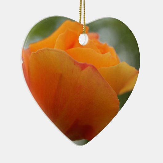 Schöne gelbe Rosenblütenfotografie. Keramikornament (Rechts)