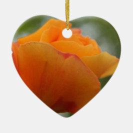 Schöne gelbe Rosenblütenfotografie. Keramikornament