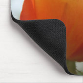 Schöne gelbe Rosenblütenfotografie. Mousepad (Ecke)