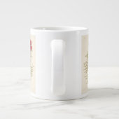 Schöne gelebte Paeonie Jumbo-Tasse (Rückseite)