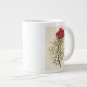 Schöne gelebte Paeonie Jumbo-Tasse (Vorderseite Rechts)