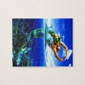 Schöne Gemälde der Meerjungfrau Puzzle (Horizontal)