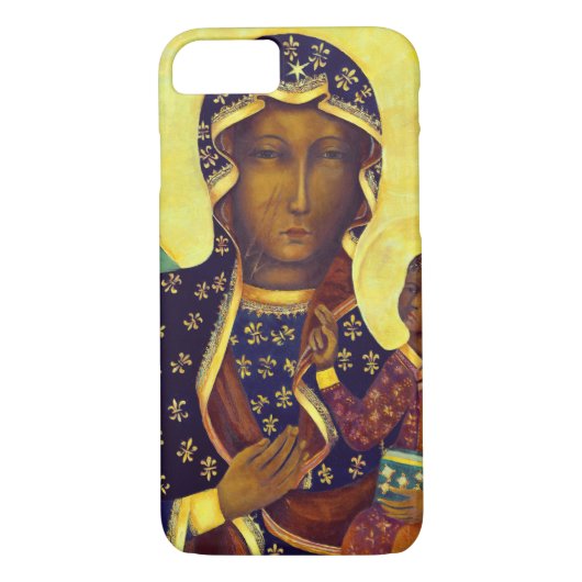 Schöne Gemälde unserer Dame von Czestochowa Case-Mate iPhone Hülle (Rückseite)