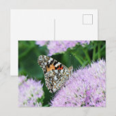 Schöne Gemalte Dame Postkarte (Vorne/Hinten)