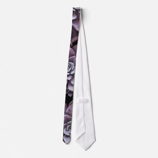 Schöne, gemusterte Pflanze Krawatte (Rückseite)