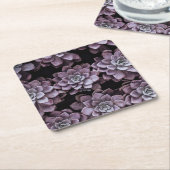 Schöne, gemusterte Pflanze Rechteckiger Pappuntersetzer (angewinkelt)