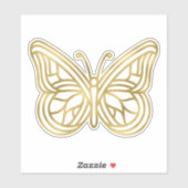 Schöne geometrische Butterfly Aufkleber (Blatt)