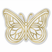 Schöne geometrische Butterfly Aufkleber (Vorderseite)