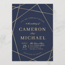 schöne geometrische Einladung