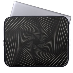 Schöne geometrische Linienkunst abstrakt Hintergru Laptopschutzhülle