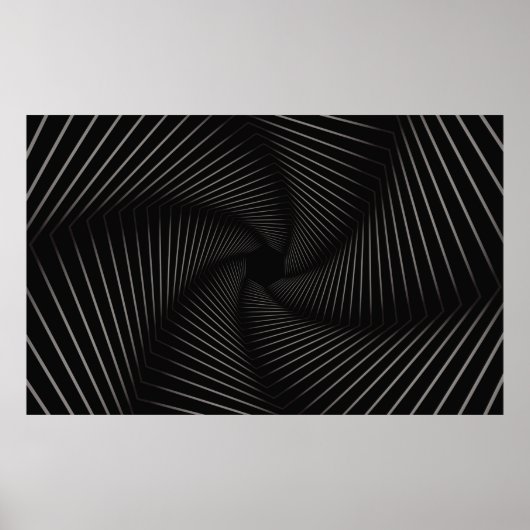 Schöne geometrische Linienkunst abstraktes Hinterg Poster (Vorne)