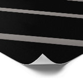 Schöne geometrische Linienkunst abstraktes Hinterg Poster (Ecke)