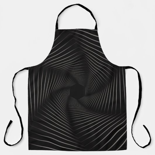 Schöne geometrische Linienkunst abstraktes Hinterg Schürze (Vorderseite)