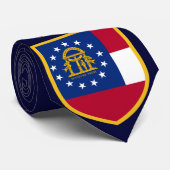 Schöne Georgia-Flagge Krawatte (Gerollt)