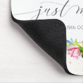 Schöne gerade verheiratete Hochzeit | Mousepad (Ecke)