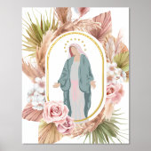 Schöne gesegnete Mutter Moderne katholisch Foliendrucke (Vorderseite)