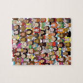 Schöne Gesichter Puzzle (Horizontal)