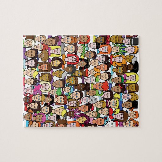 Schöne Gesichter Puzzle (Horizontal)