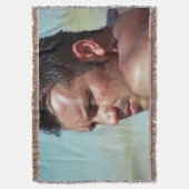Schöne Gesichts-Wurfs-Decke Decke (Vorderseite Vertikal)