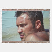 Schöne Gesichts-Wurfs-Decke Decke (Vorderseite)