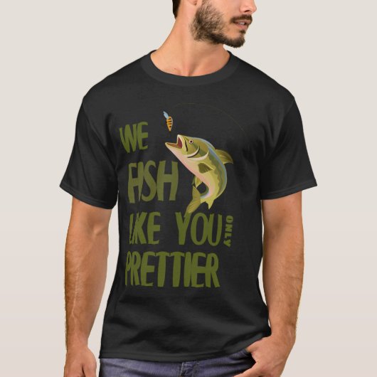 Schöne Gestaltung für Angler T-Shirt (Vorderseite)
