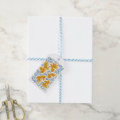 Schöne gestickte goldene Fische Geschenkanhänger (Mit Garn)