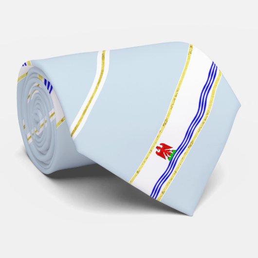 Schöne gestreifte Flagge Krawatte (Gerollt)