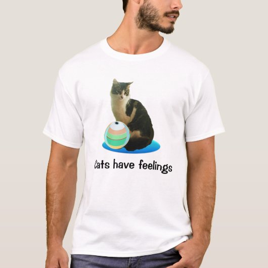 Schöne getigerte Katze T-Shirt (Vorderseite)