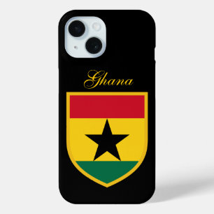 Schöne Ghana Flag iPhone 15 Hülle