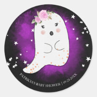 Schöne Ghost Halloween Girl Baby Shower Classic Ro