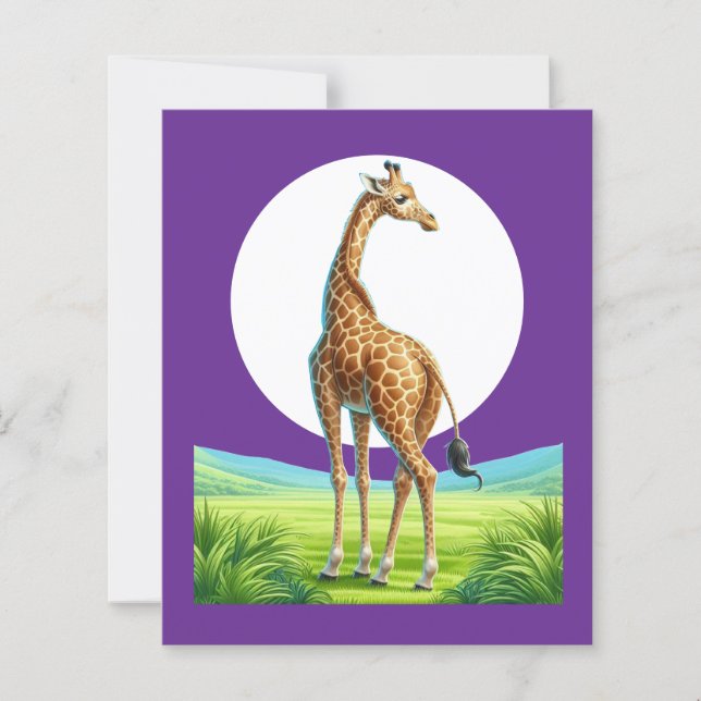 schöne Giraffe (Vorderseite)