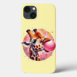 schöne Giraffe blühend Bubblegum Case-Mate iPhone Hülle