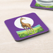 schöne Giraffe Getränkeuntersetzer (Linke Seite)