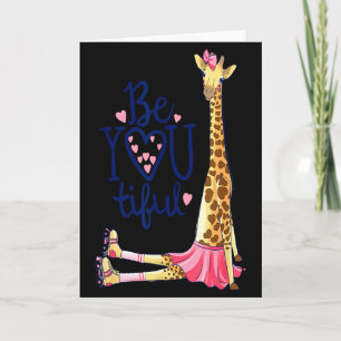 Schöne Giraffe _ Inspirieren Sie, Giraffe-Tier zu Karte