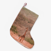SCHÖNE GIRAFFE KLEINER WEIHNACHTSSTRUMPF (Vorderansicht (hängend))
