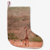 SCHÖNE GIRAFFE KLEINER WEIHNACHTSSTRUMPF (Vorderseite)