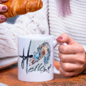 Schöne Giraffe lustig Mug Kaffeetasse