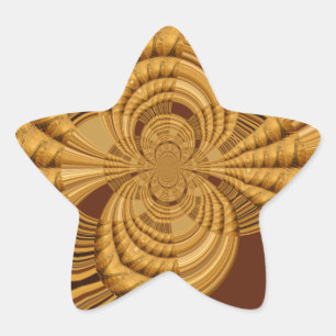 Schöne Giraffe Vektor Kaleidoskop Kunst Stern-Aufkleber